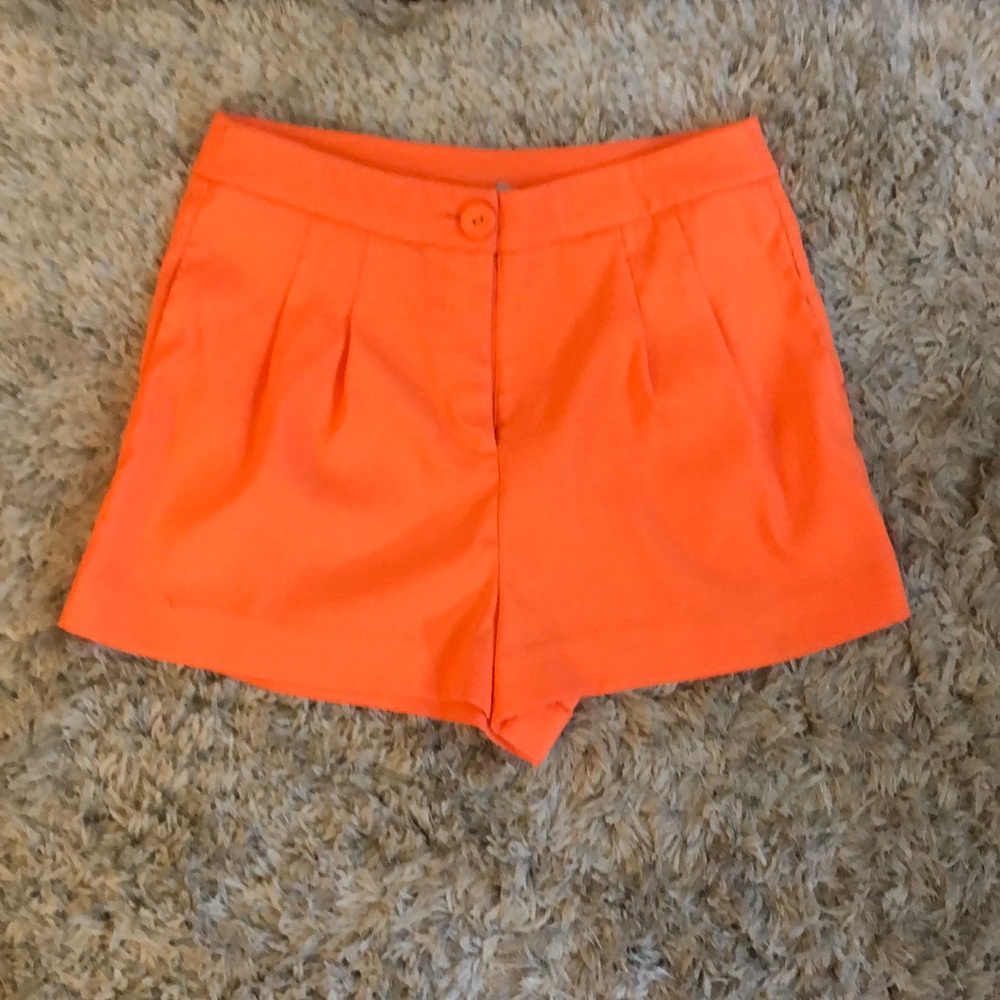 Forever 21 Neon Orange Shorts